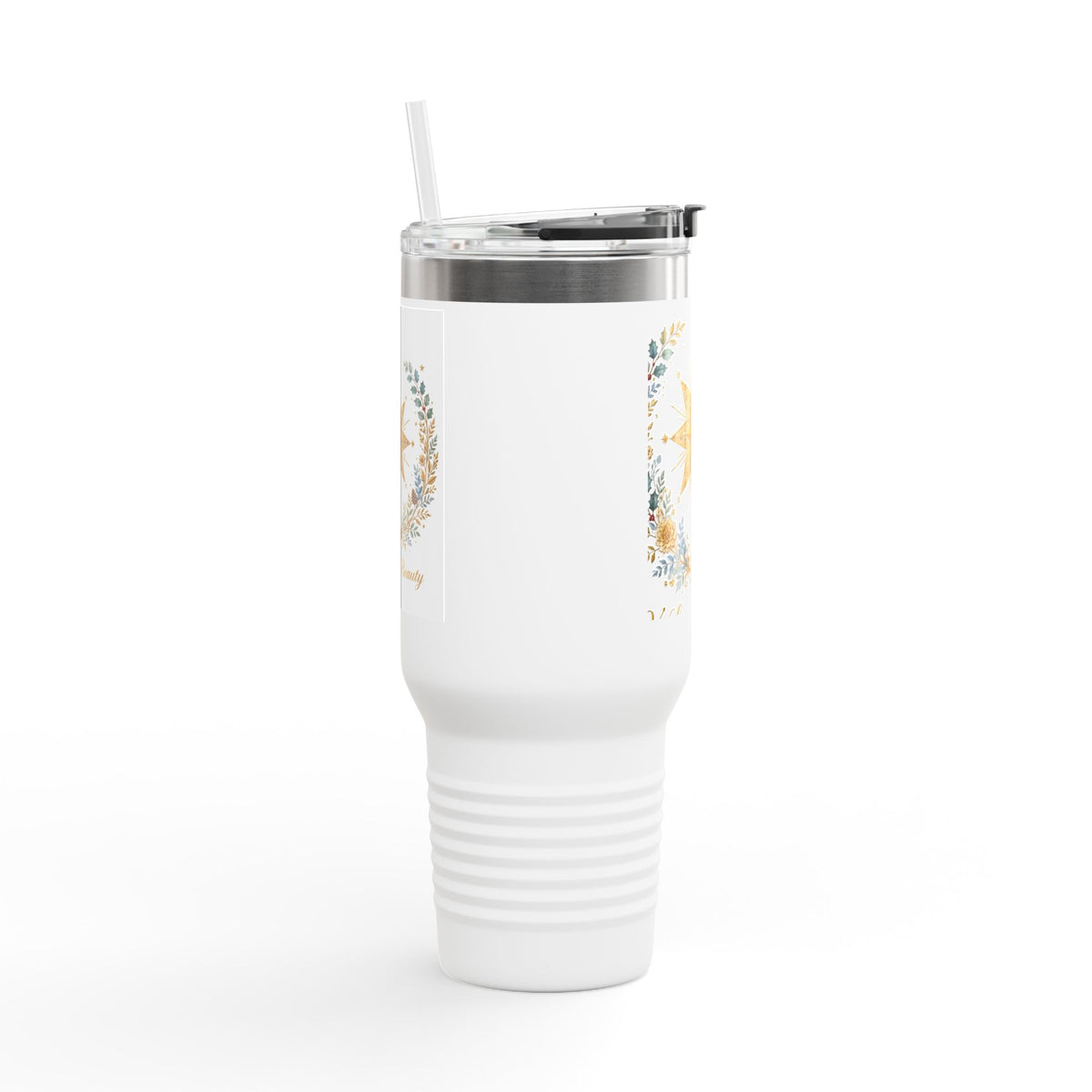 V Legend Beauty Bethlehem Star Tumbler – White 40oz