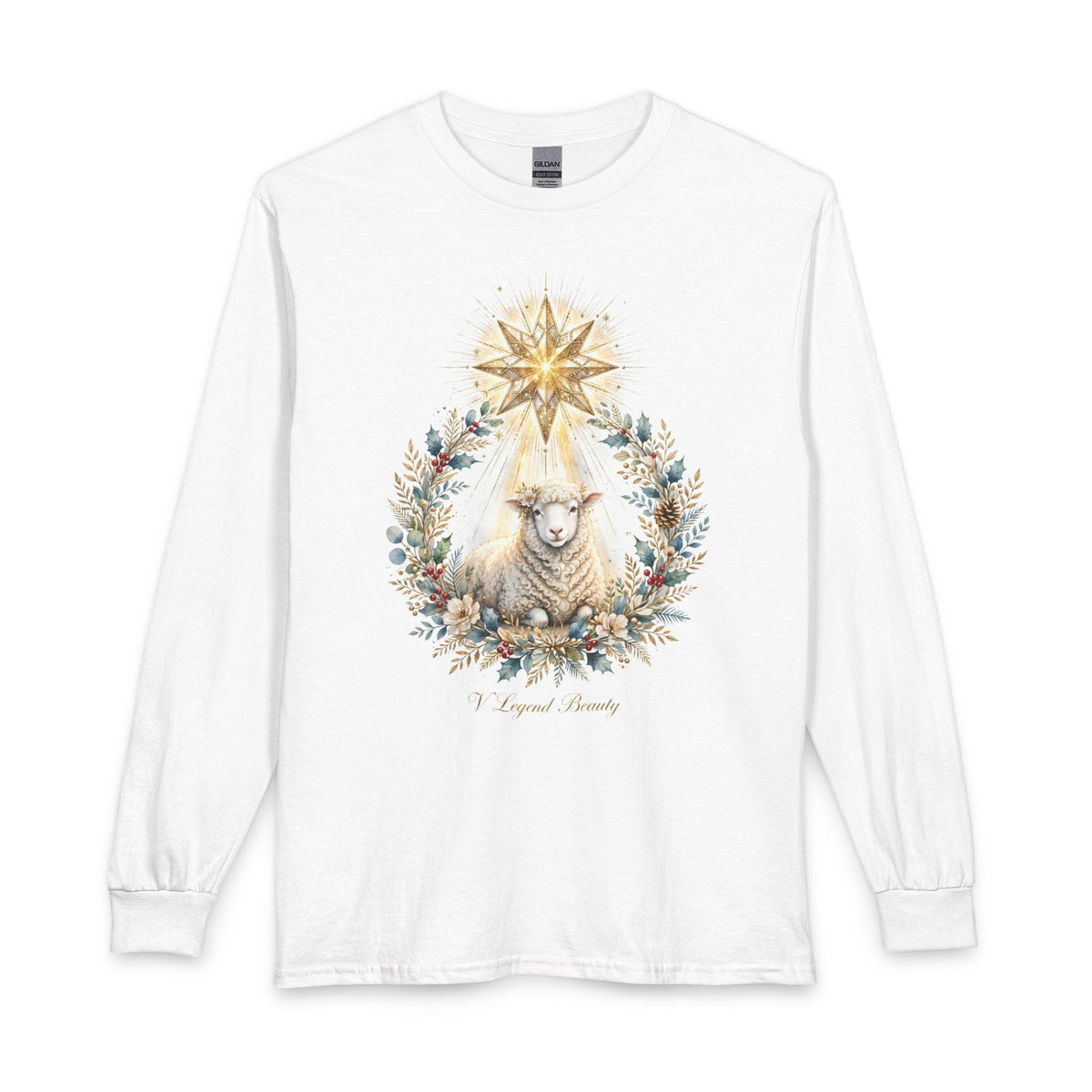 Bethlehem Star Lamb Mom Long Sleeve T-Shirt
