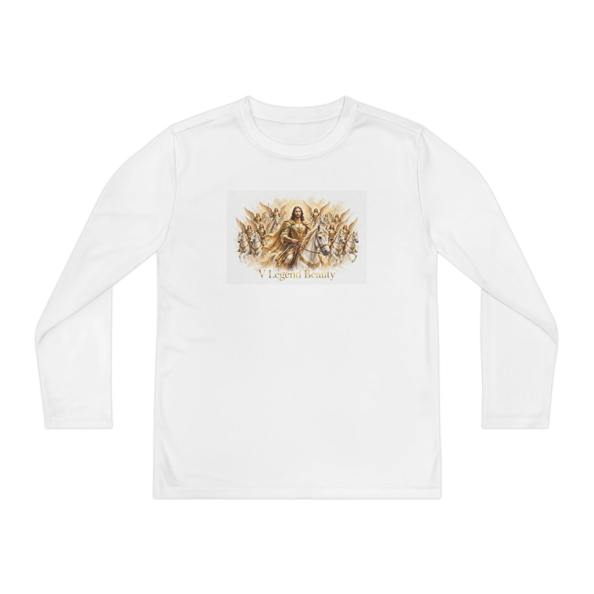 V Legend Beauty | Golden Armor Jesus Shield Long Sleeve