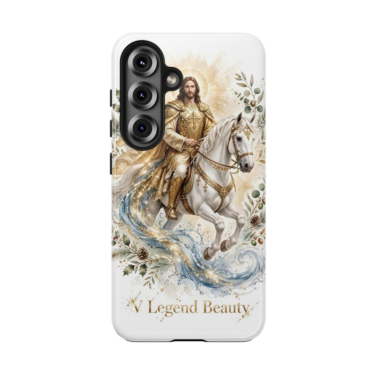 V Legend Beauty Golden Armor Jesus Phone Case – Samsung