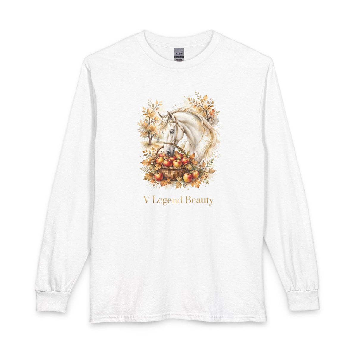 V Legend Beauty | Apple Harvest Horse Thanksgiving Long Sleeve