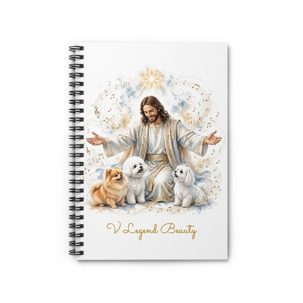 Charlie Amore Kingking with Jesus Notebook
