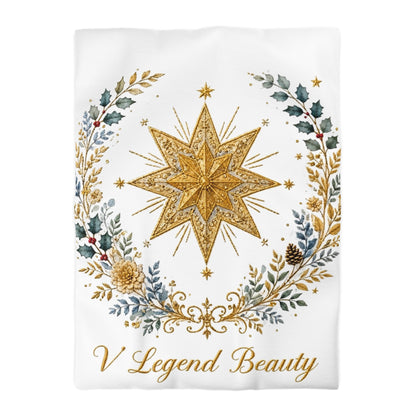 V Legend Beauty Christmas Bethlehem Star Microfiber Duvet Cover