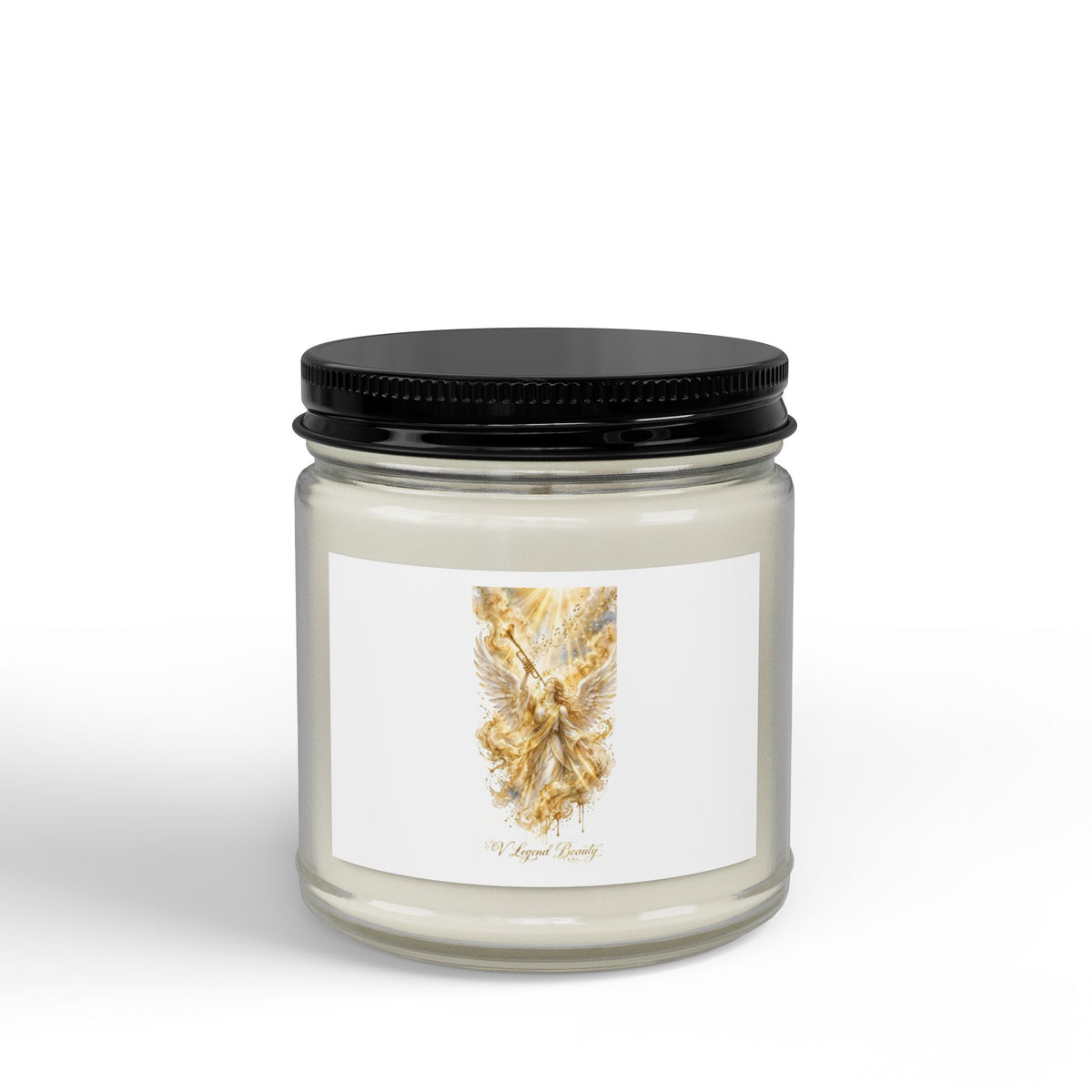 V Legend Beauty Christian Prayer Candle – Trumpet Angel Faith Home Fragrance