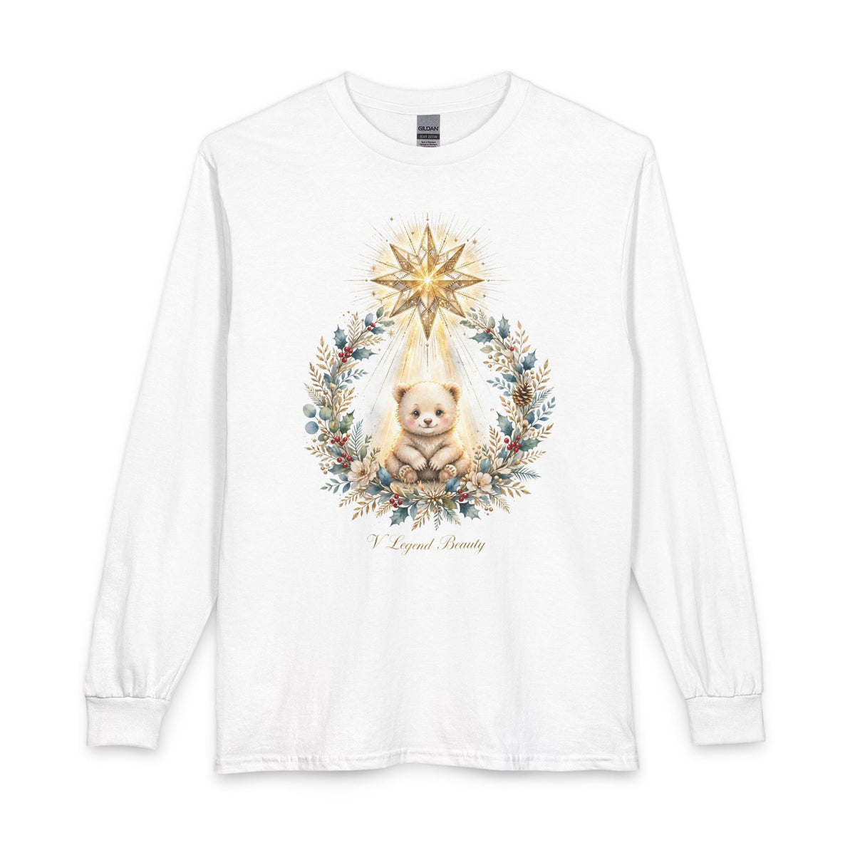 Bethlehem Star Bear Mom Long Sleeve T-Shirt