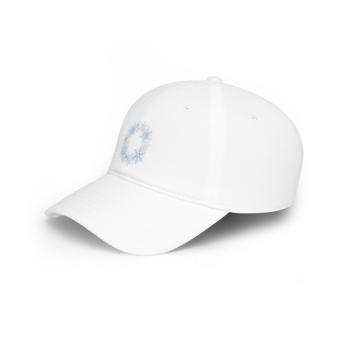 Sparkling Ice Snowflake Cap – White