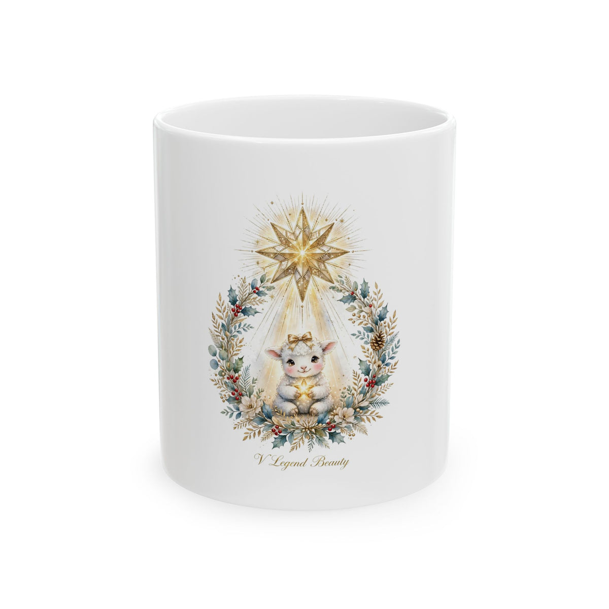 Bethlehem Star Lamb Sister Christmas Mug