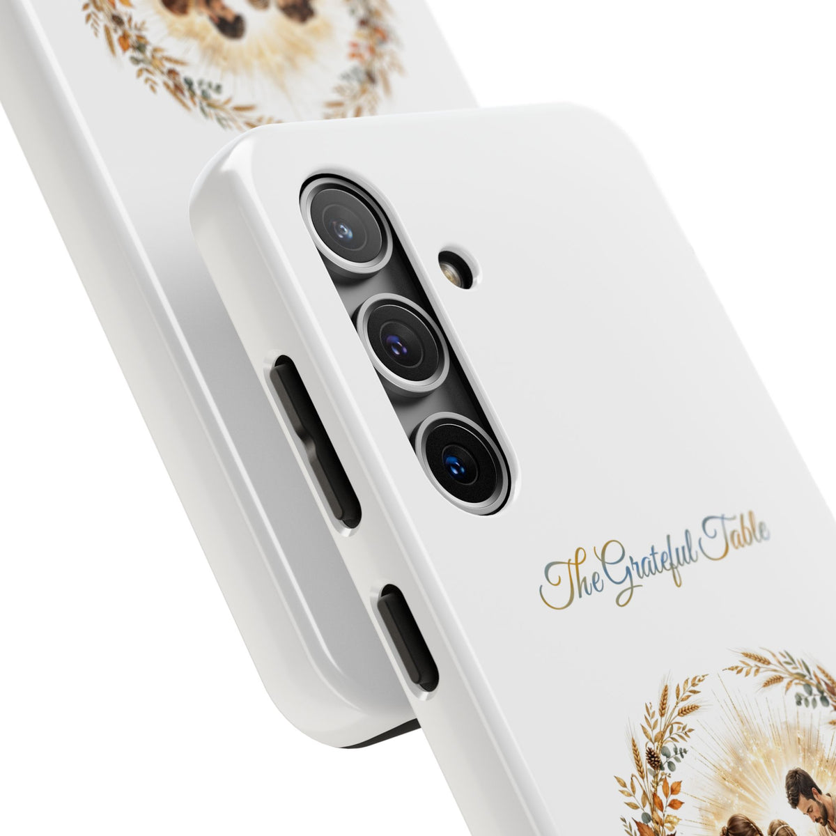 The Grateful Table Phone Case | Thanksgiving Christian Gift | V Legend Beauty