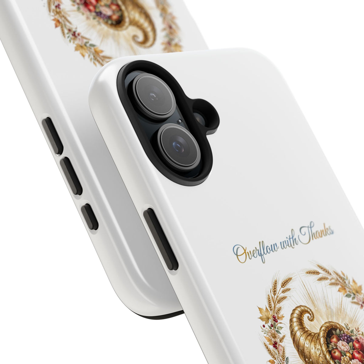 Overflow with Thanks Phone Case | Thanksgiving Christian Gift | V Legend Beauty