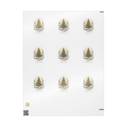 V Legend Beauty Christmas Tree Luxury Wrapping Paper
