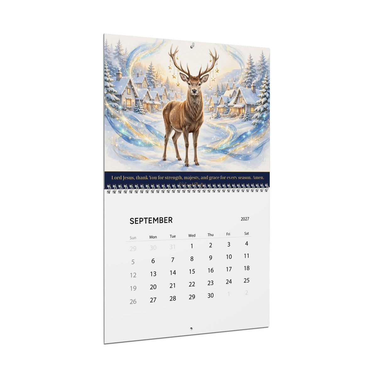 2027 Wall Calendar | Couture Animal Art Calendar | V Legend Beauty