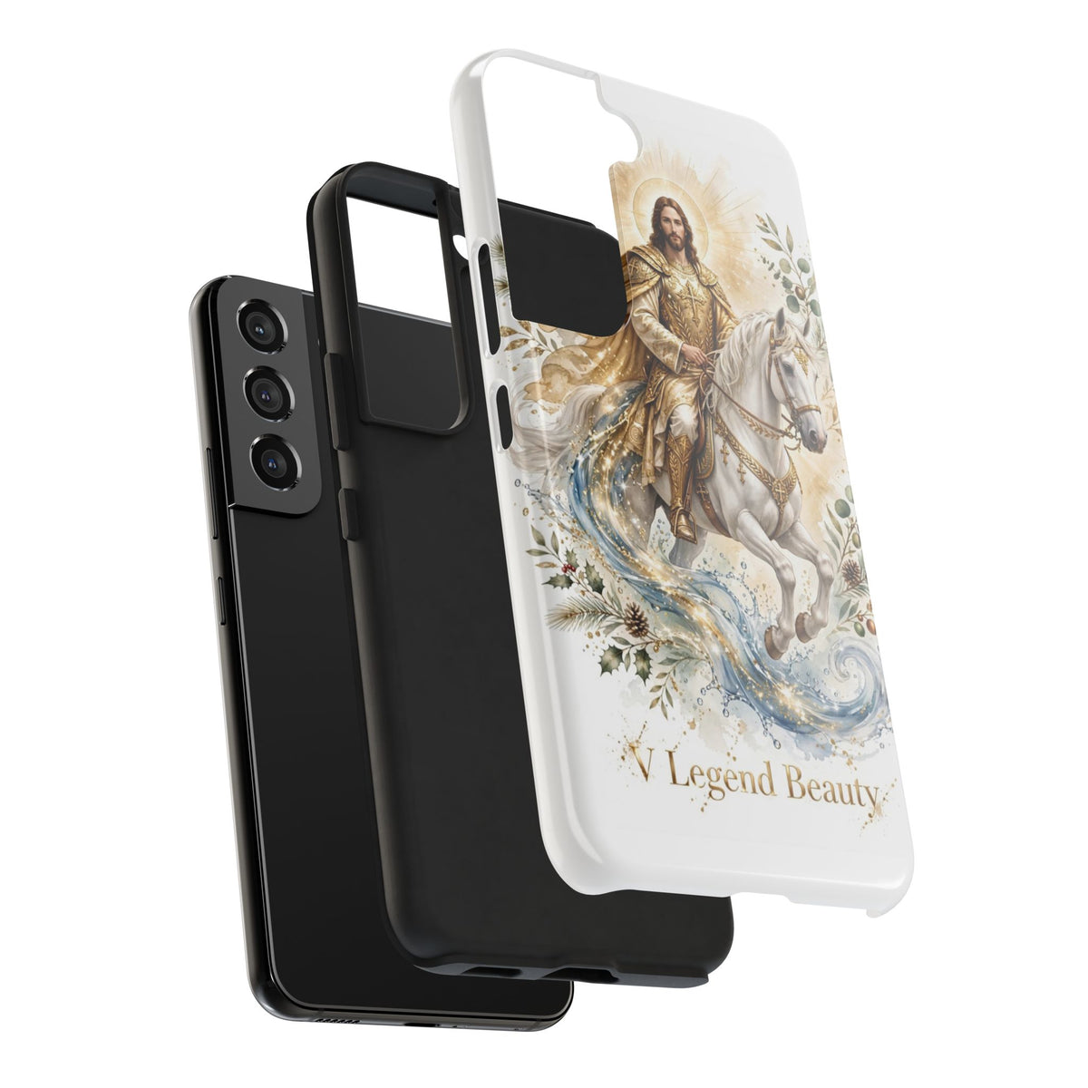 V Legend Beauty Golden Armor Jesus Phone Case – Samsung