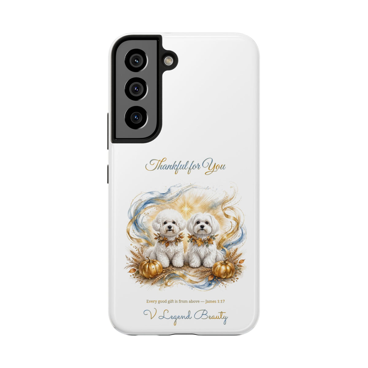 Thankful for You Samsung Case | Thanksgiving Christian Gift | V Legend Beauty