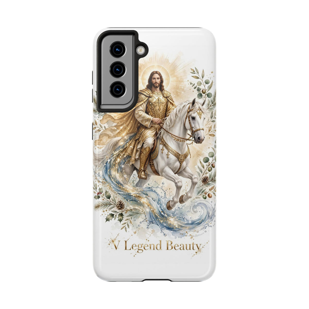 V Legend Beauty Golden Armor Jesus Phone Case – Samsung