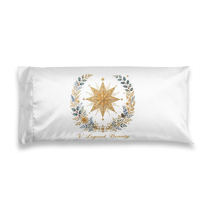 V Legend Beauty Christmas Bethlehem Star Satin Pillowcase