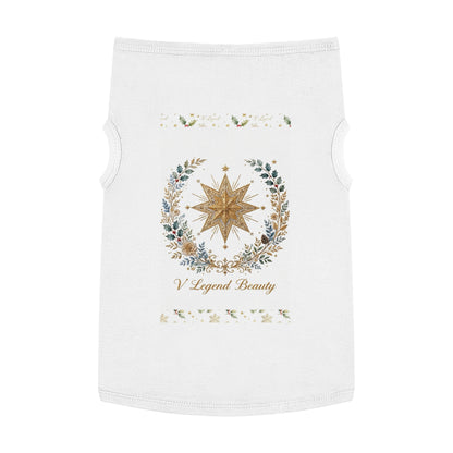 V Legend Beauty Christmas Print Pet Tank Top