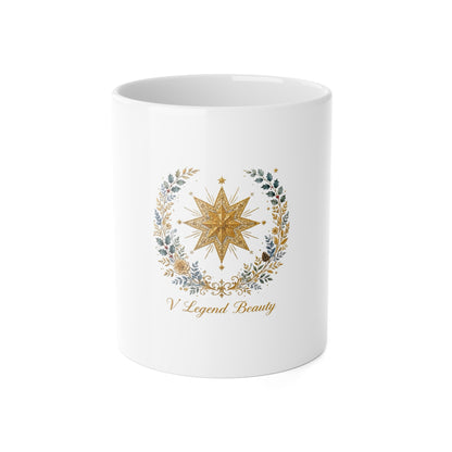 V Legend Beauty Embroidered Bethlehem Star Mug – 11oz