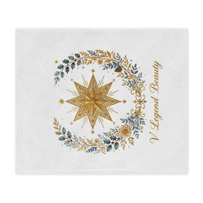 V Legend Beauty Embroidered Bethlehem Star Premium Blanket – Extra Thick