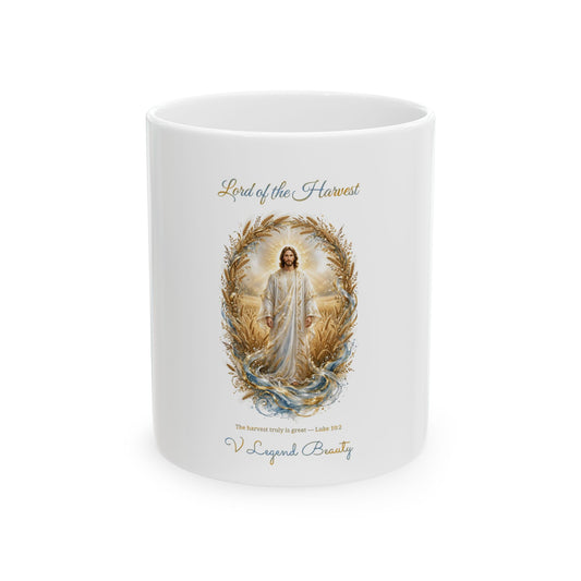 Thanksgiving Coffee Mug | Lord of the Harvest Christian Gift Mug | V Legend Beauty