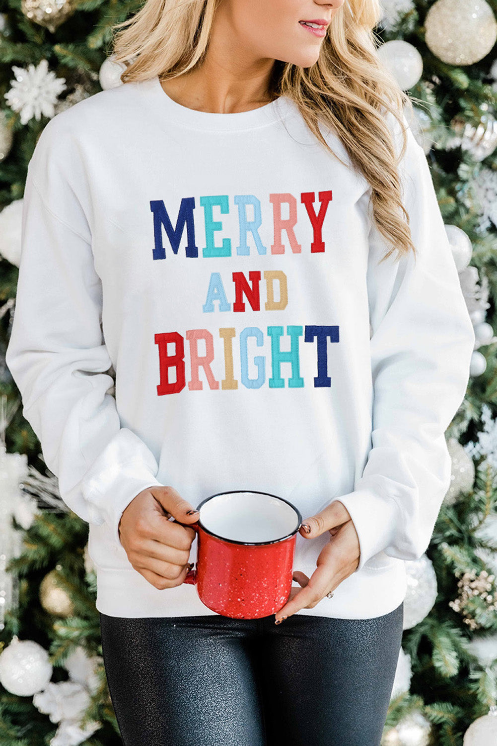 V Legend 2 Stylist Party : Santa Claus Print Crewneck Sweatshirt