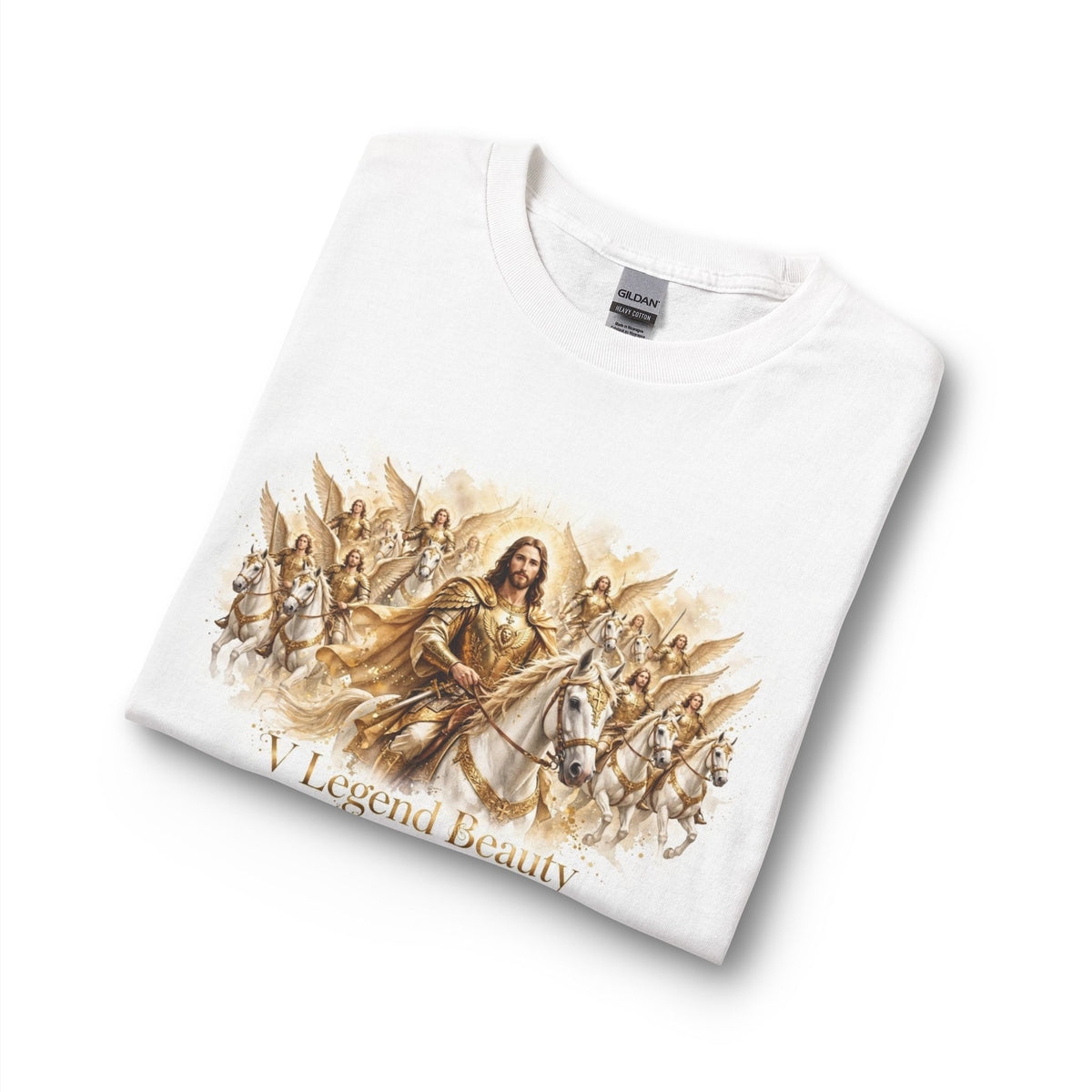 V Legend Beauty | Golden Armor Jesus Shield Long Sleeve