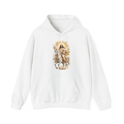 V Legend Beauty Jesus White Horse Hoodie
