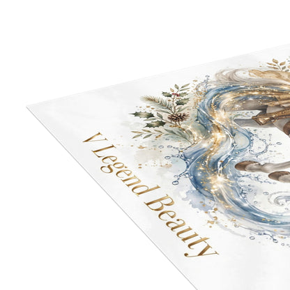 V Legend Beauty Golden Armor Jesus Thank You Card