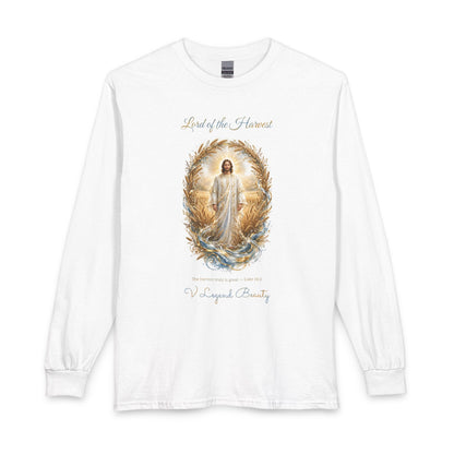 Thanksgiving Long Sleeve Shirt for Women | Lord of the Harvest Christian Gift | V Legend Beauty
