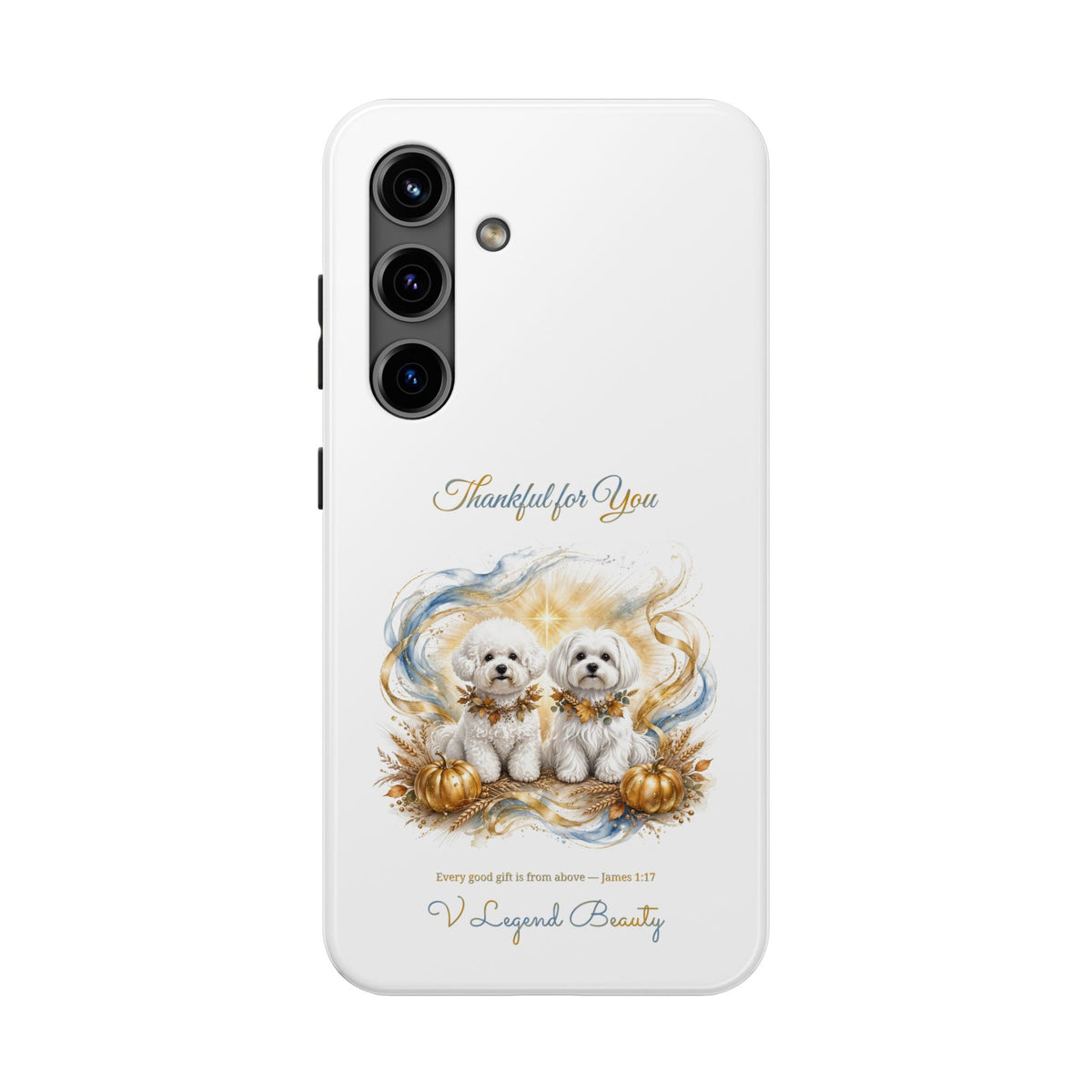 Thankful for You Samsung Case | Thanksgiving Christian Gift | V Legend Beauty