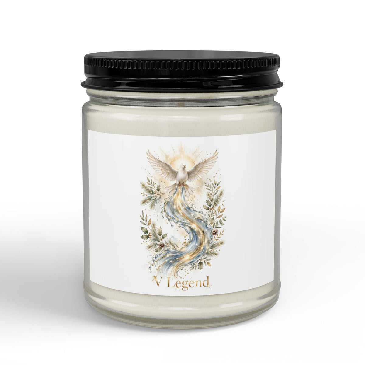 V Legend Beauty Thanksgiving White Horse Turkey Candle