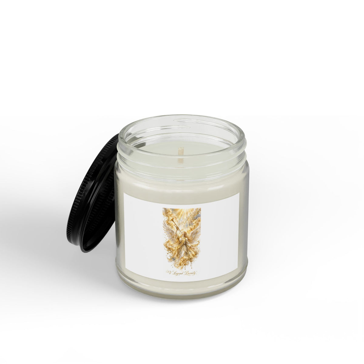 V Legend Beauty Christian Prayer Candle – Trumpet Angel Faith Home Fragrance
