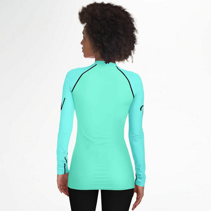 V Legend 2024 Women's Sports Rashguard - Baby Green Colors