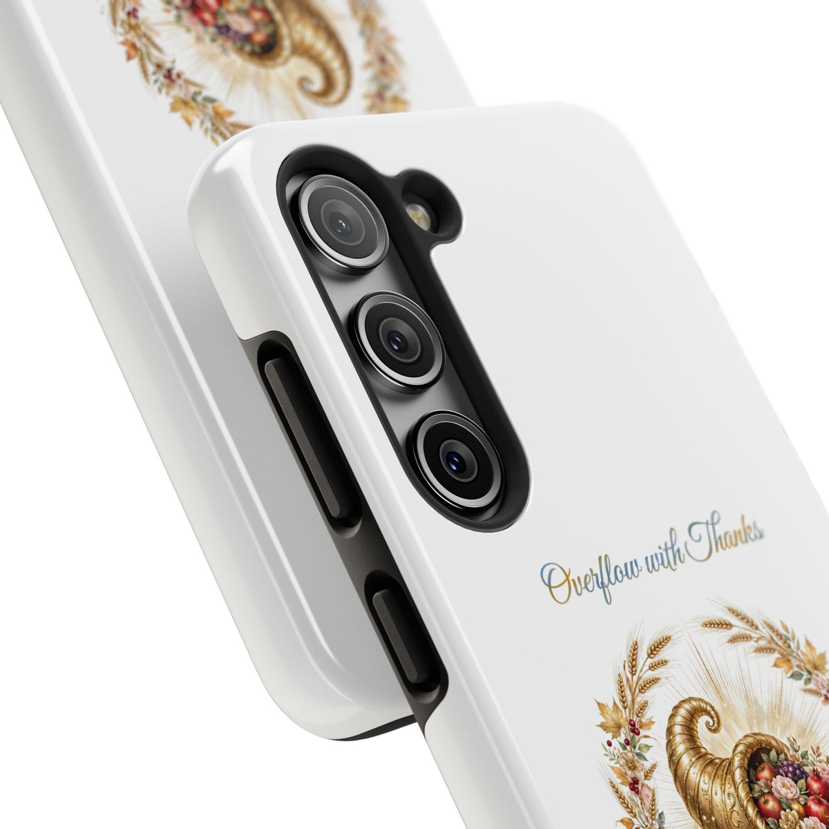 Overflow with Thanks Phone Case | Thanksgiving Christian Gift | V Legend Beauty