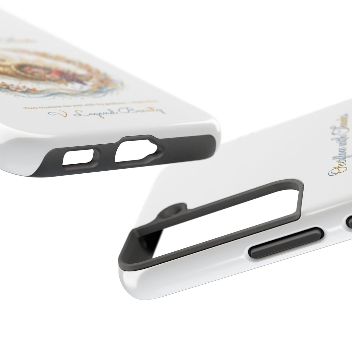 Overflow with Thanks Phone Case | Thanksgiving Christian Gift | V Legend Beauty
