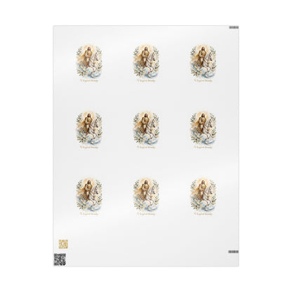 V Legend Beauty Jesus White Horse Luxury Wrapping Paper