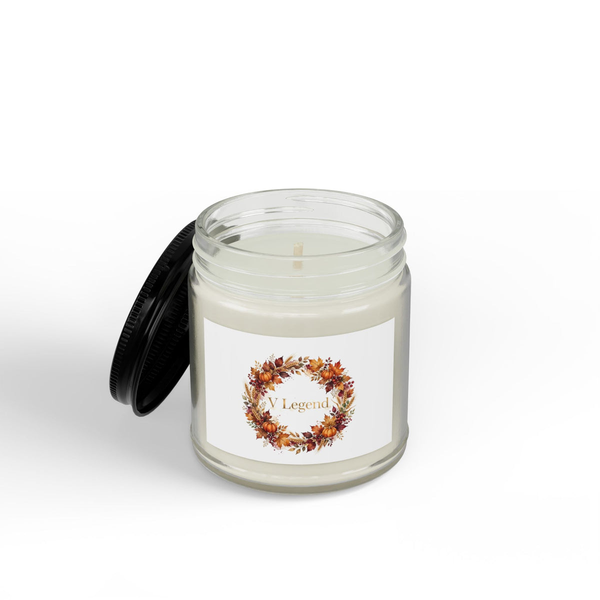 V Legend Beauty Thanksgiving Harvest Wreath Candle