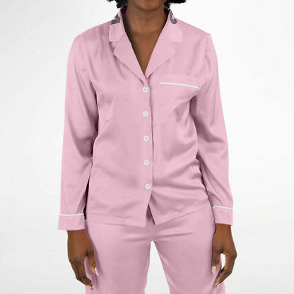 V Legend Women's 2024 Satin Pajamas - Little Pinky (Mother Love 6 Colors)