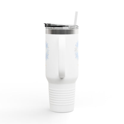 Sparkling Ice Snowflake Tumbler 40oz
