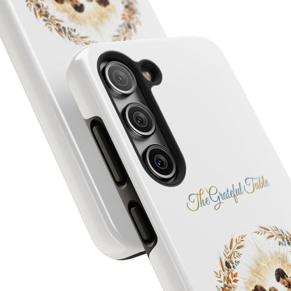 The Grateful Table Phone Case | Thanksgiving Christian Gift | V Legend Beauty