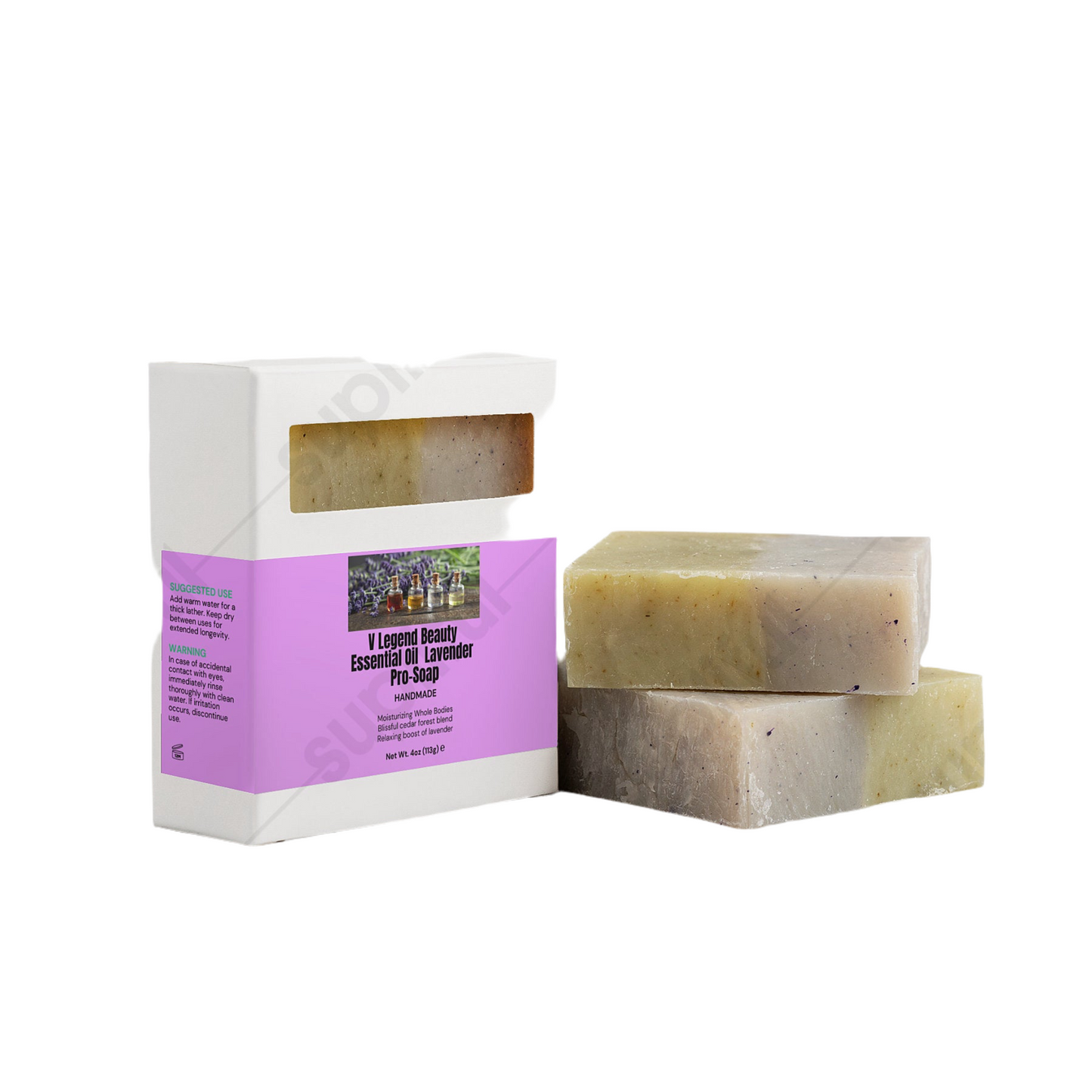 V Legend Beauty Essential Oil Lavender Pro-Soap