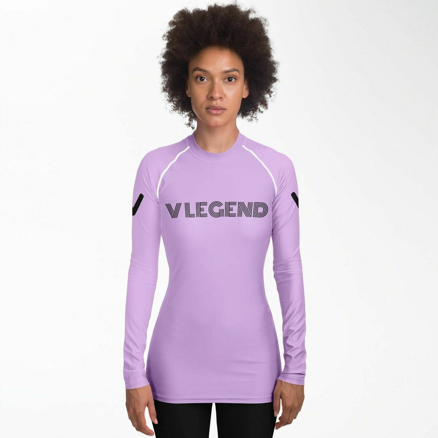 V legend 2024 Women's Rashguard - Light Pruple