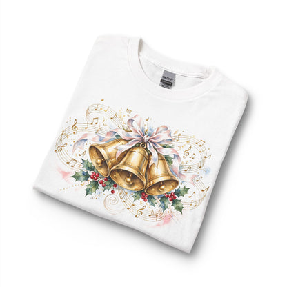 Christian Christmas Long Sleeve Shirt | Jingle Bells White Graphic Tee | V Legend Beauty