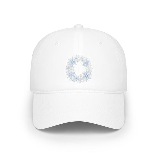 Sparkling Ice Snowflake Cap – White