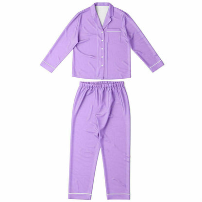 V Legend Women's Satin Pajamas - Luxury Purple (Mother Love 6 Colors)