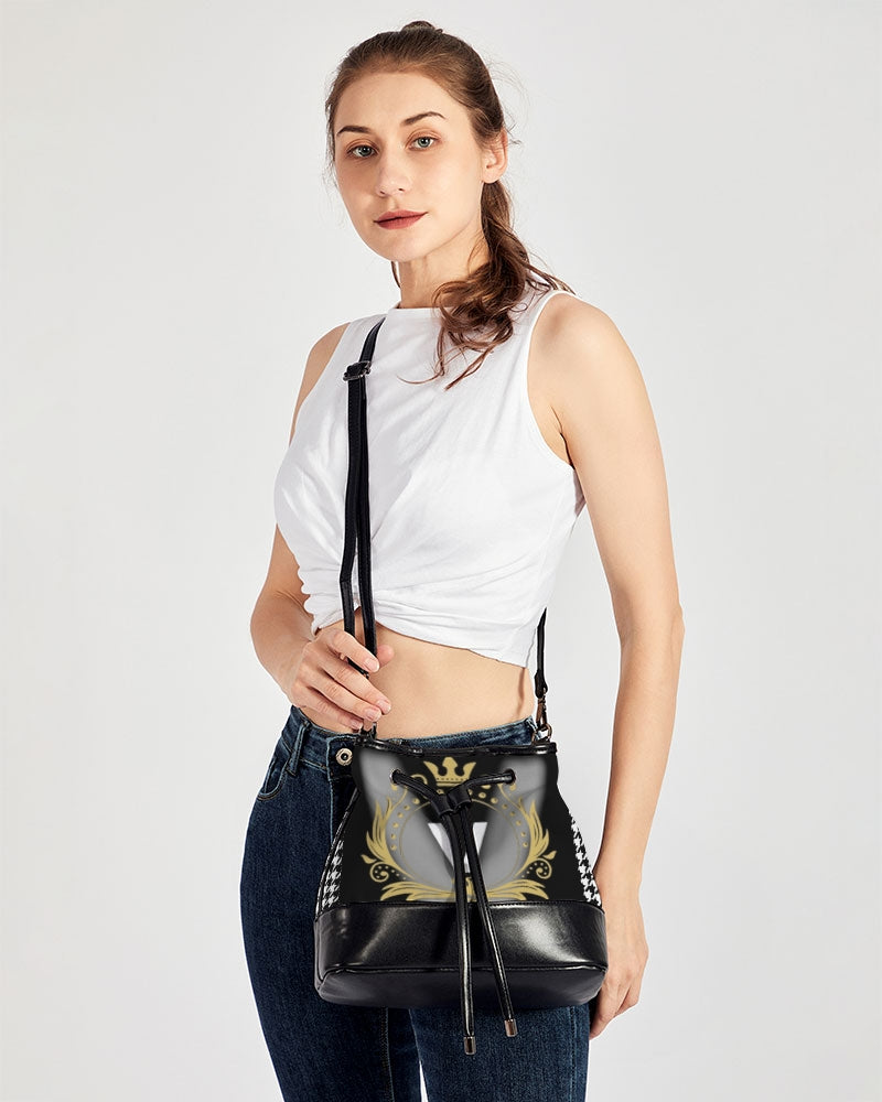 V Legend NYC Stylist  Mini Drawstring Bucket Bag