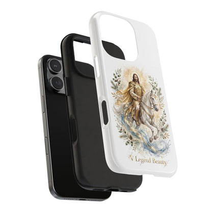V Legend Beauty Golden Armor Jesus Phone Case – iPhone