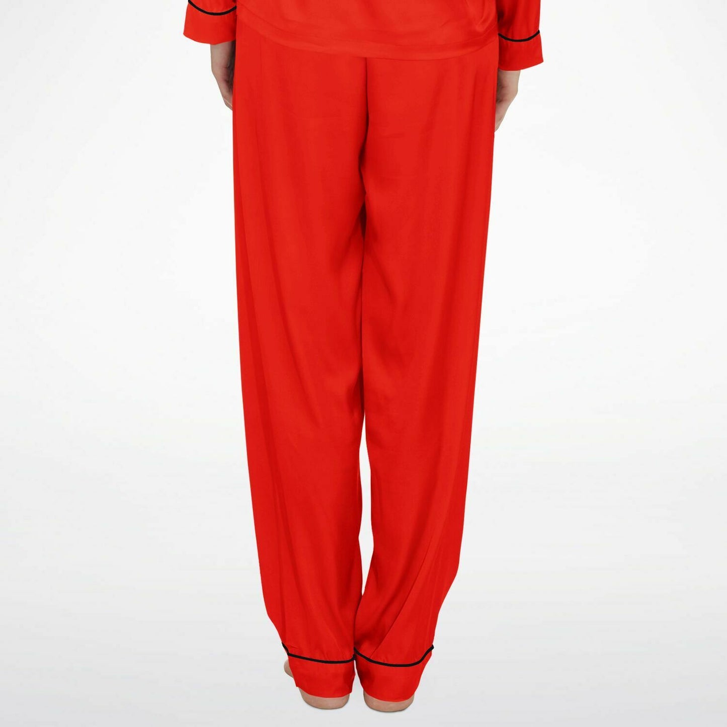 V Legend Women's Satin Pajamas - Ferrari Red (Mother love 6 Colors)