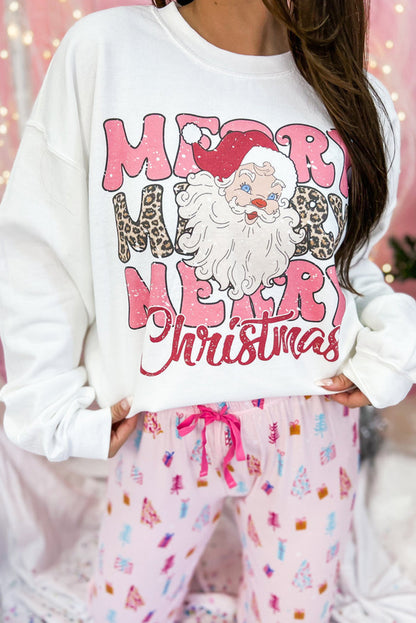 V Legend 2 Stylist Party : Santa Claus Print Crewneck Sweatshirt