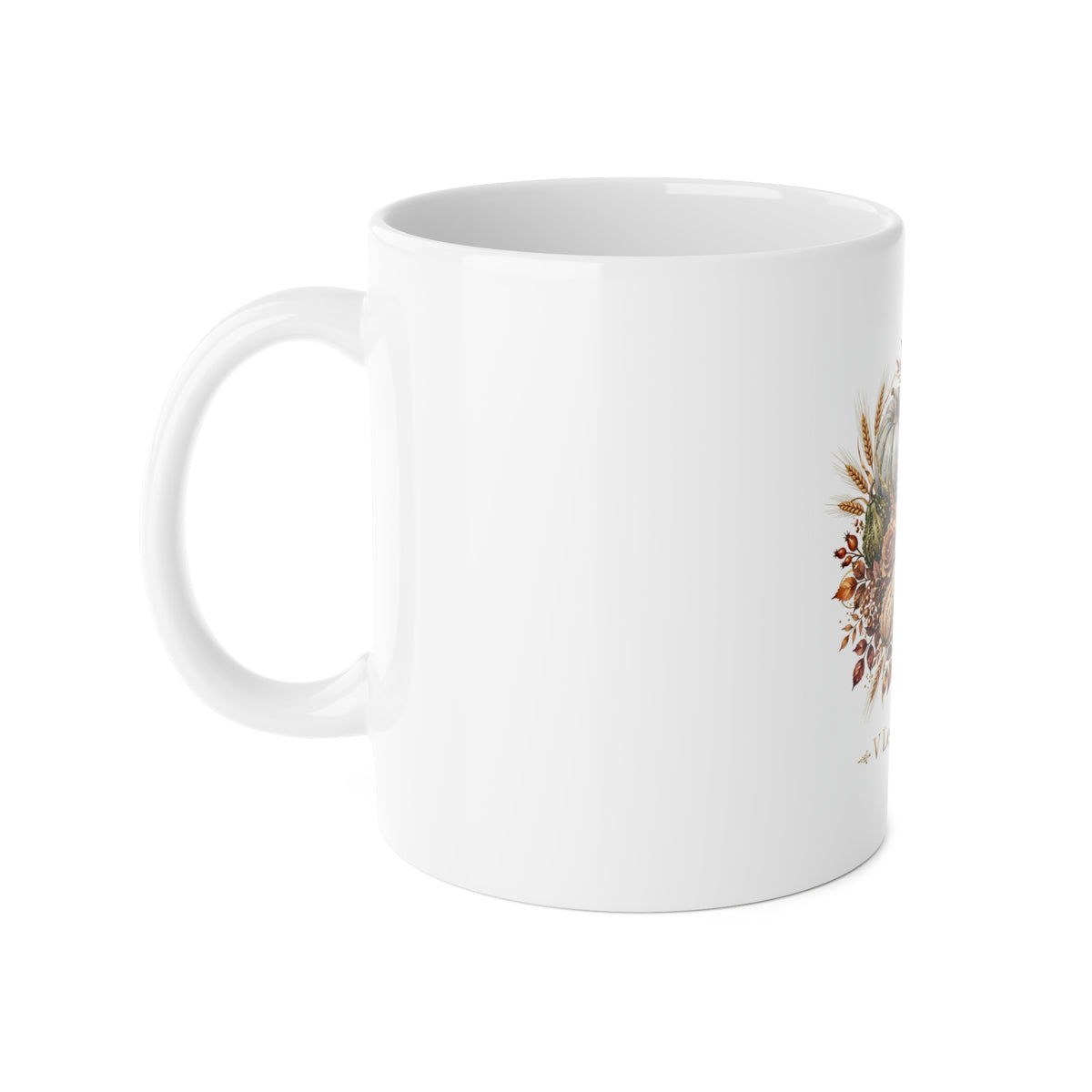 V Legend Beauty Thanksgiving Golden Pumpkin Mug