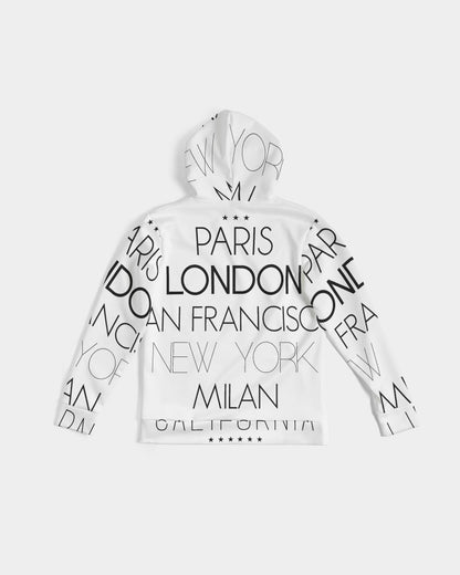 V Legend In Fashion City  Men's All-Over Print Hoodie